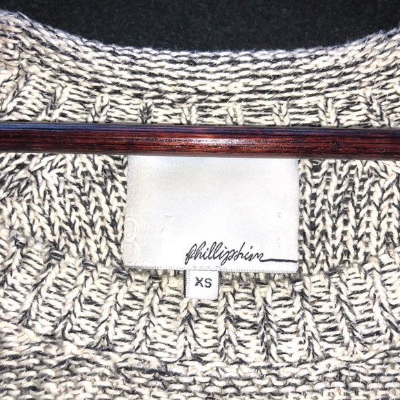 Philipe Lim cropped marked sweater - Picture 4 of 4